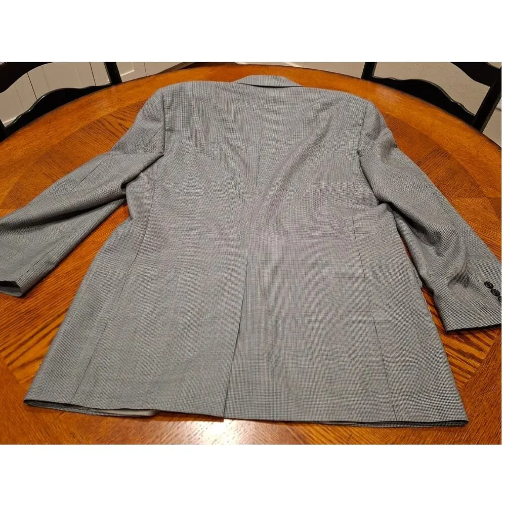 Brooks Brothers Mens Blazer Sport Coat Glen Plaid Lined 42R USA